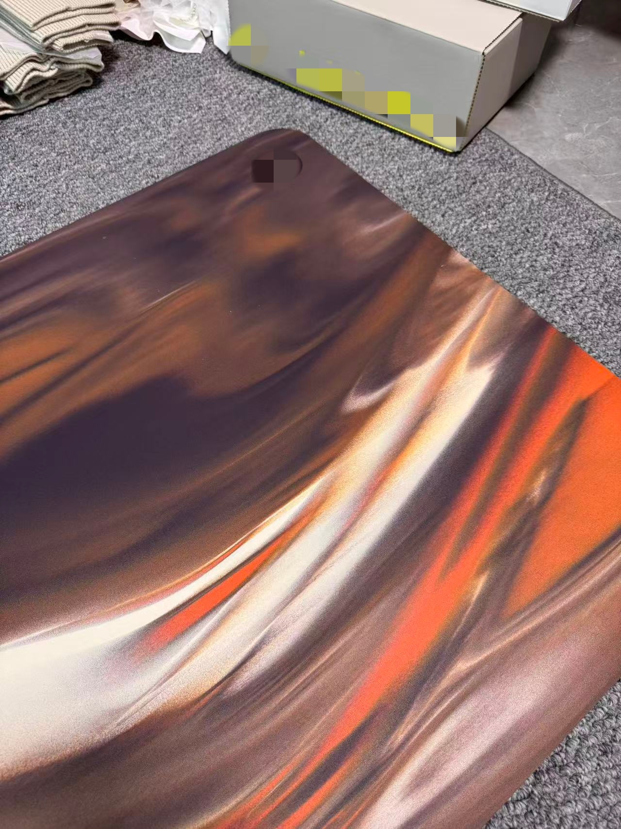 家用专业防滑减震瑜伽垫男女健身训练天然橡胶隔垫PU天然橡胶INS