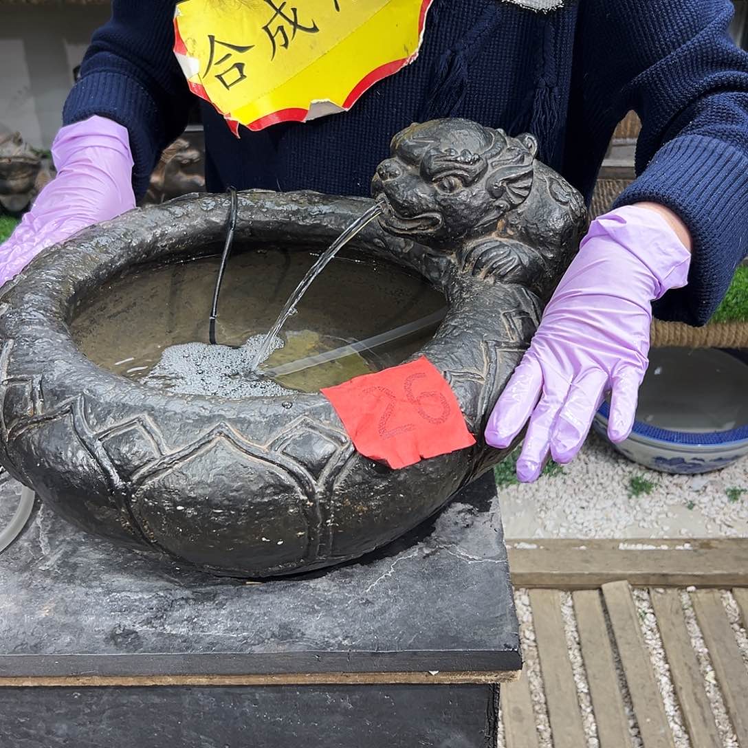 貔貅一体流水鱼缸