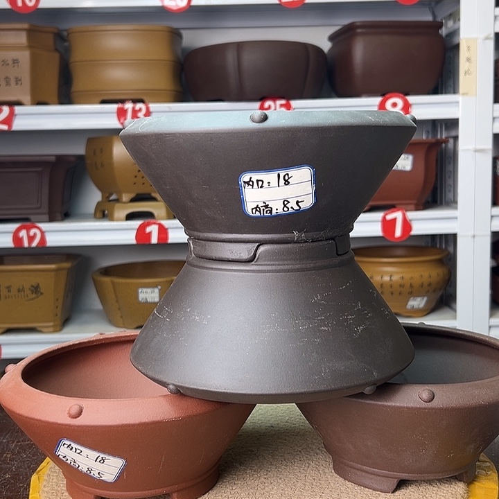 花盆紫砂蛇年大吉