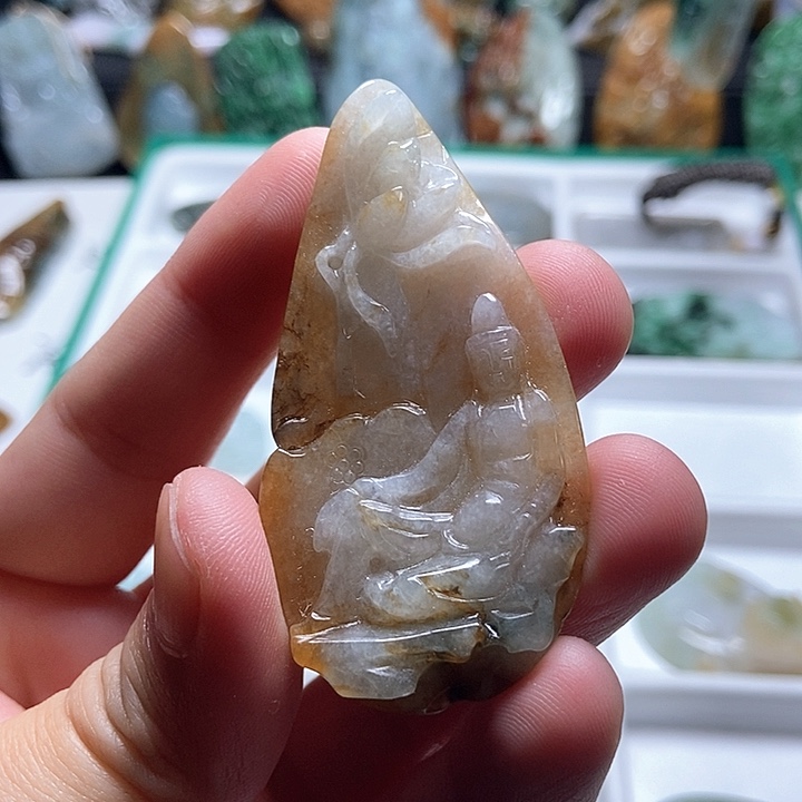 翡翠未镶嵌颈饰翡翠a货