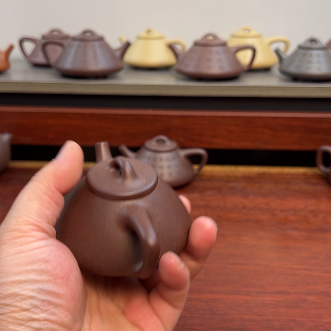 茶壶紫砂石瓢：125cc 高砂紫泥