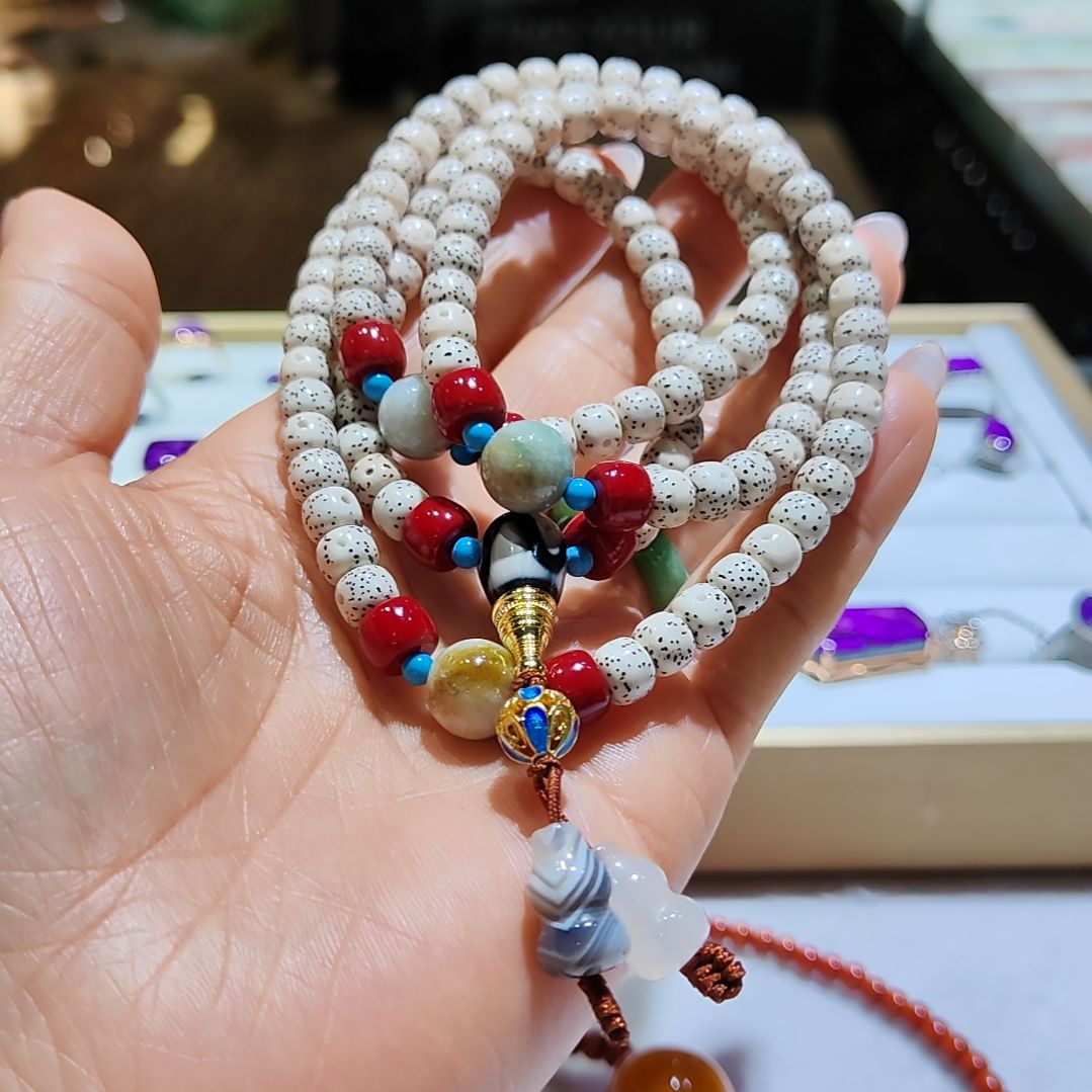 星月菩提手串星月菩提手串好看