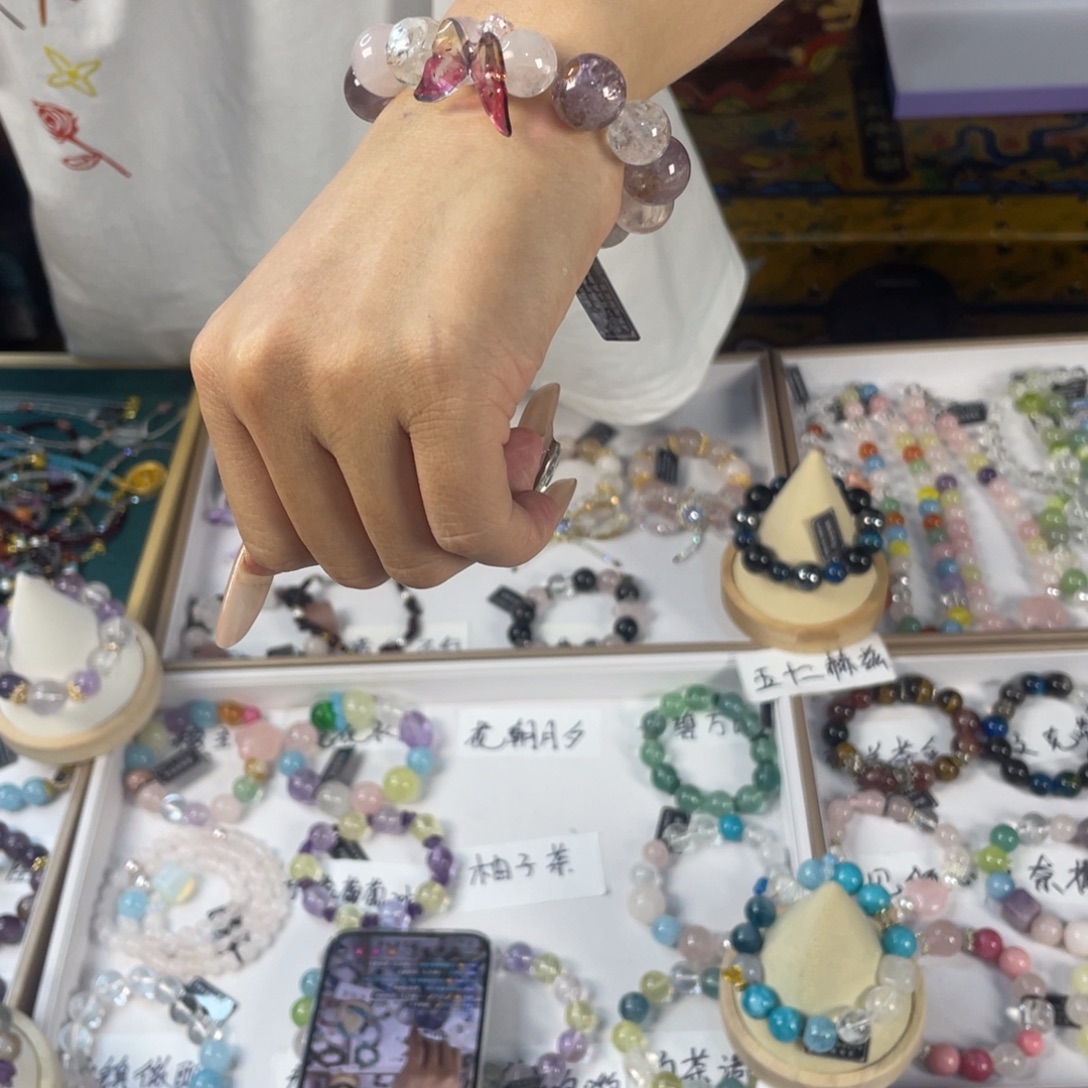 水晶手链银S925镶嵌