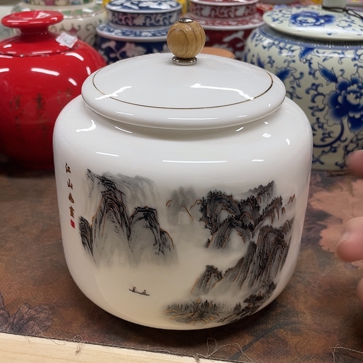 陶瓷罐茶叶罐密封罐储物罐