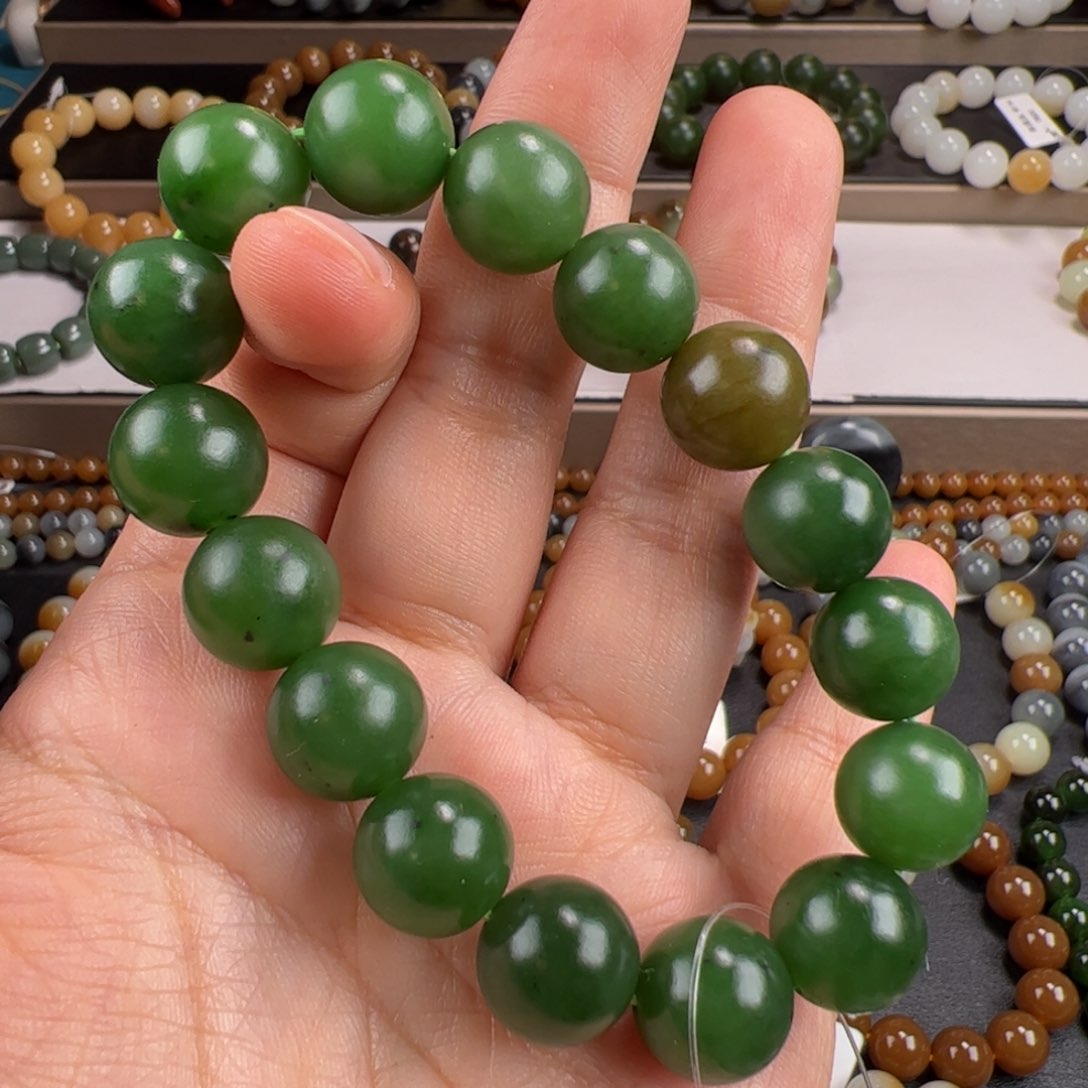 和田玉手链未镶嵌13