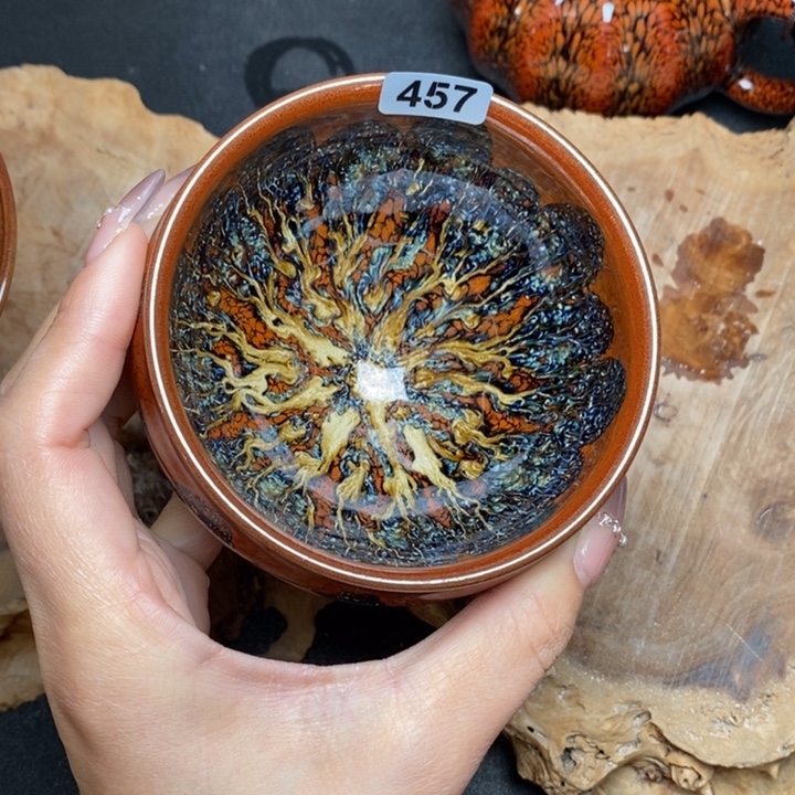 Y***亅茶盏建窑建盏主人杯457无礼盒