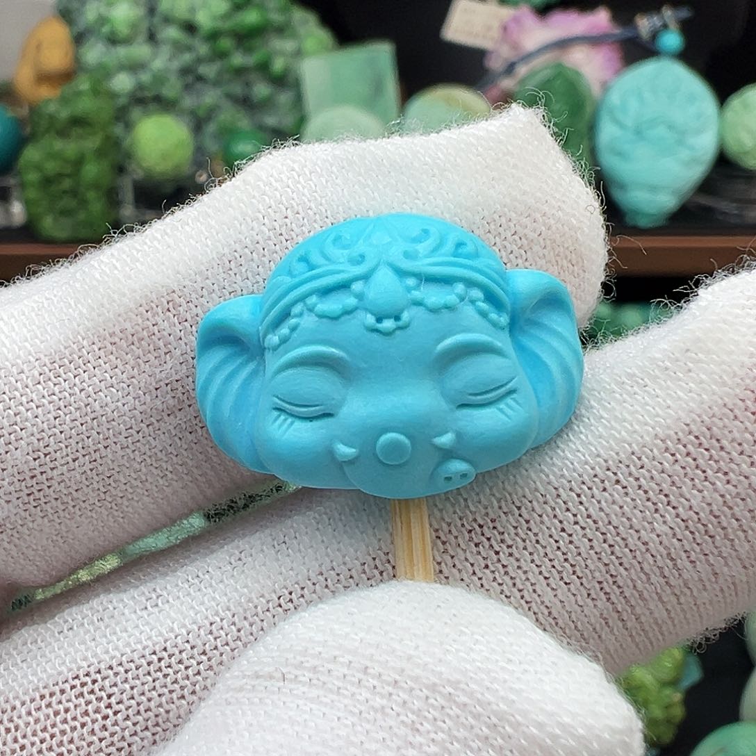 绿松石未镶嵌绿松石主播万丽