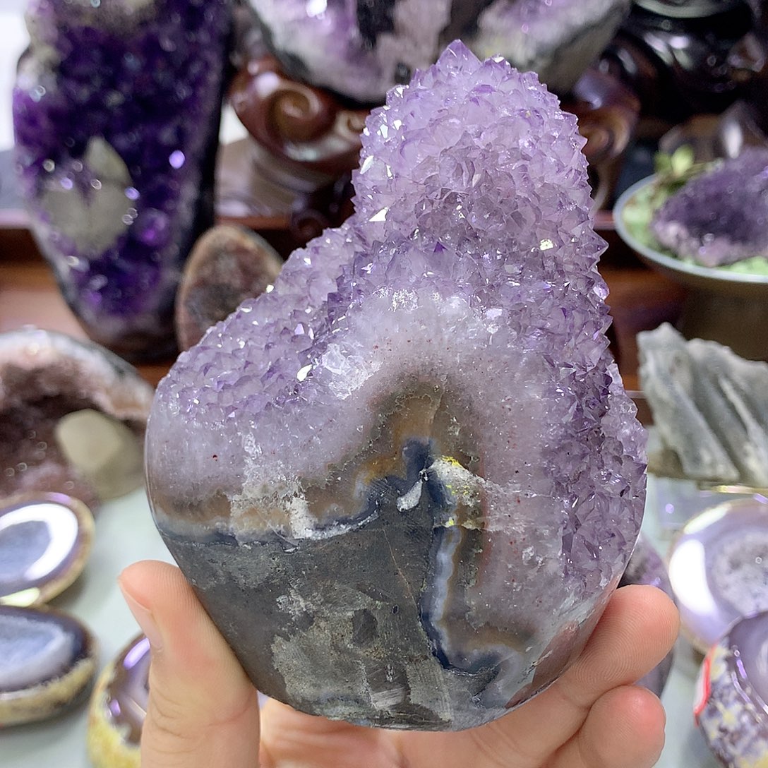 未镶嵌大型摆件（非配饰）紫晶