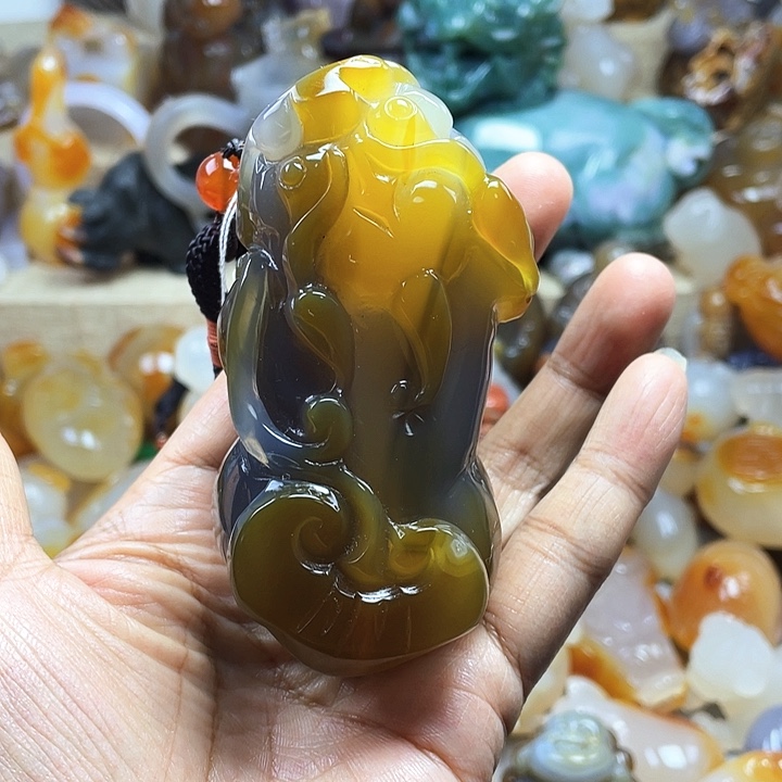 玛瑙/玉髓饰品未镶嵌幸**奶