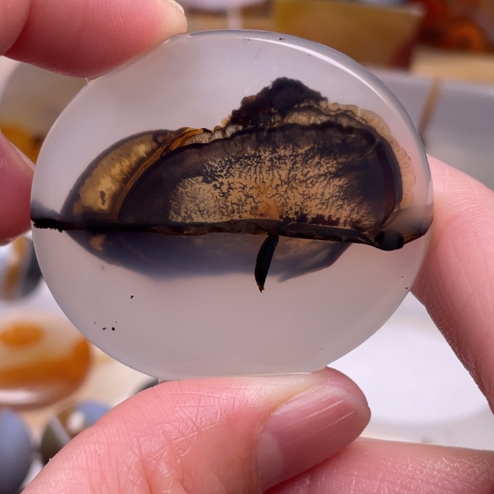 玛瑙/玉髓未镶嵌吊坠(不含链)