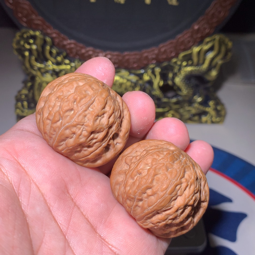 文玩核桃把件铁锤40中