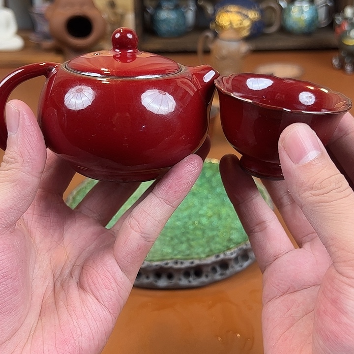 资***才瓷器仙境复古特色茶器