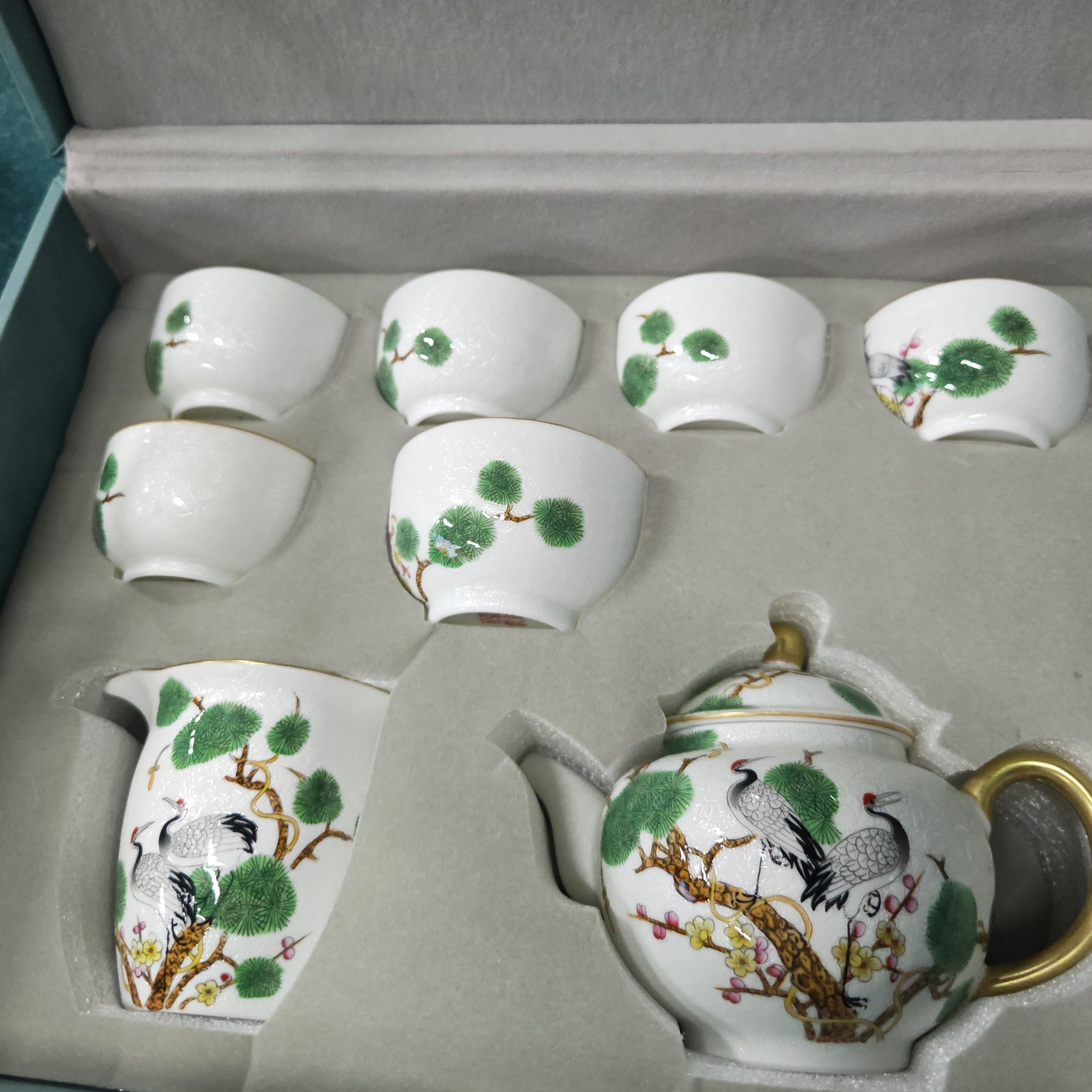 【景德镇】高温陶瓷，ZWY茶具套组139