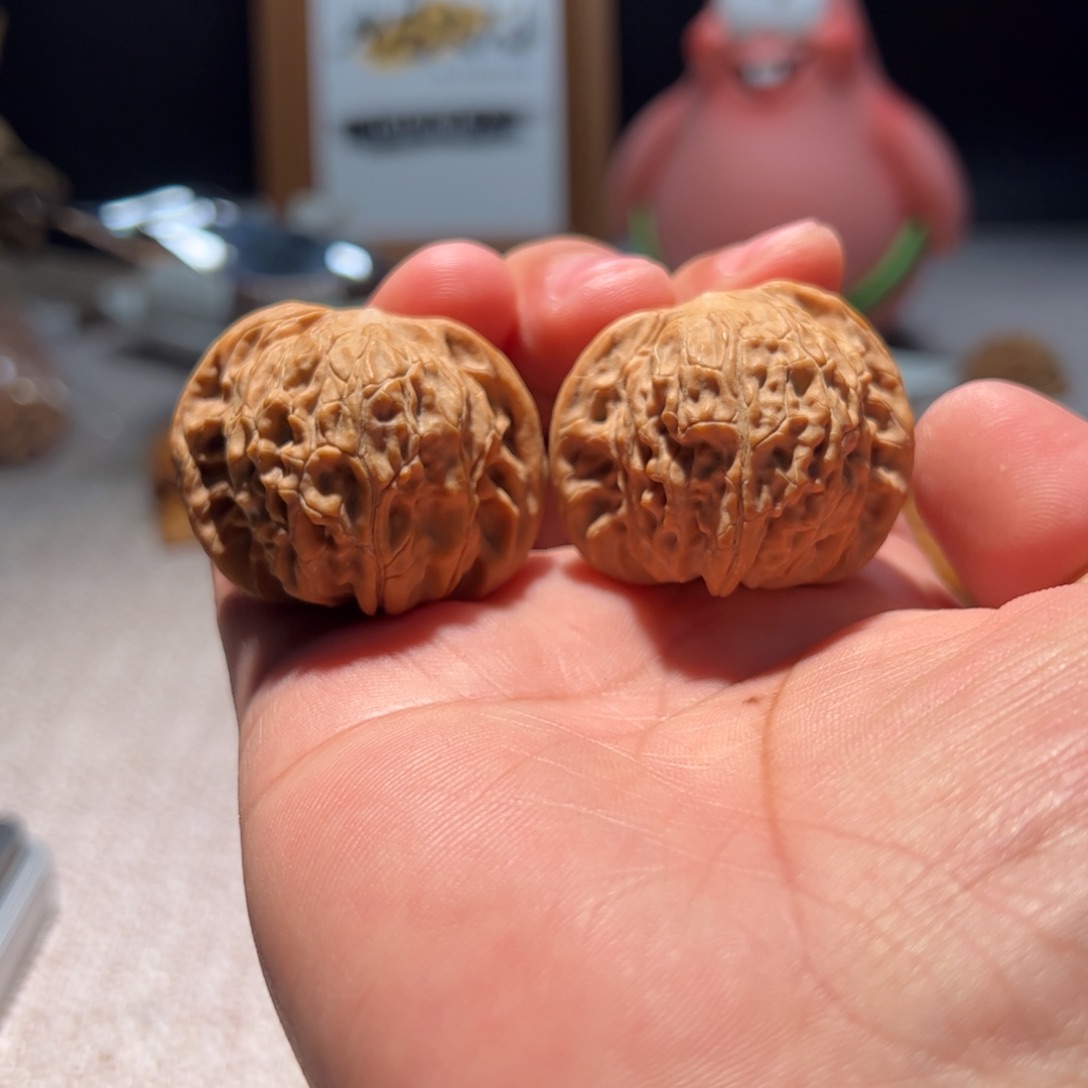 文玩核桃把件全品38磨盘