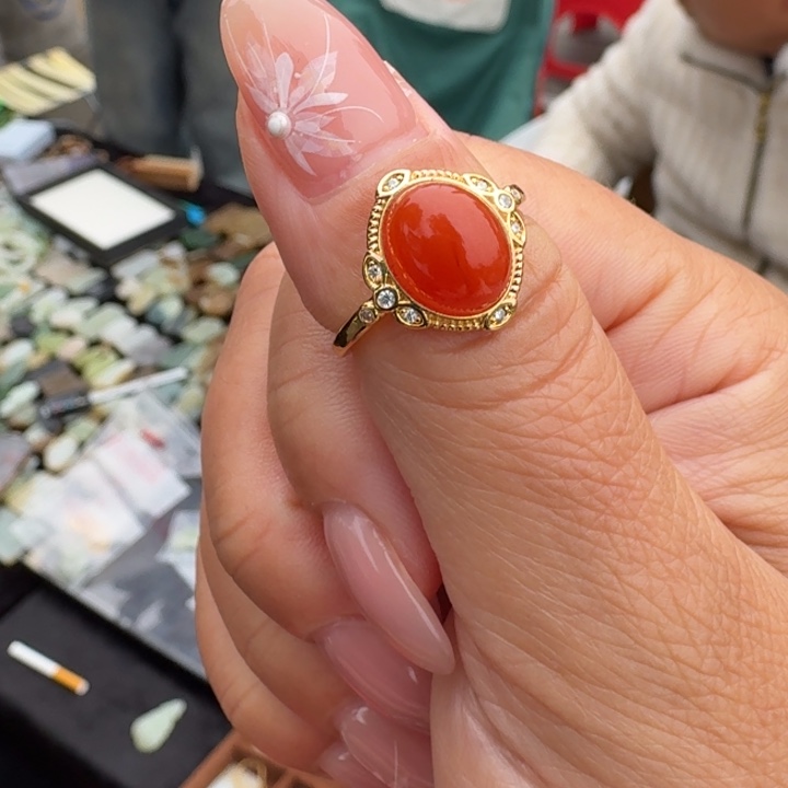 南红玛瑙银S925镶嵌颈饰奖