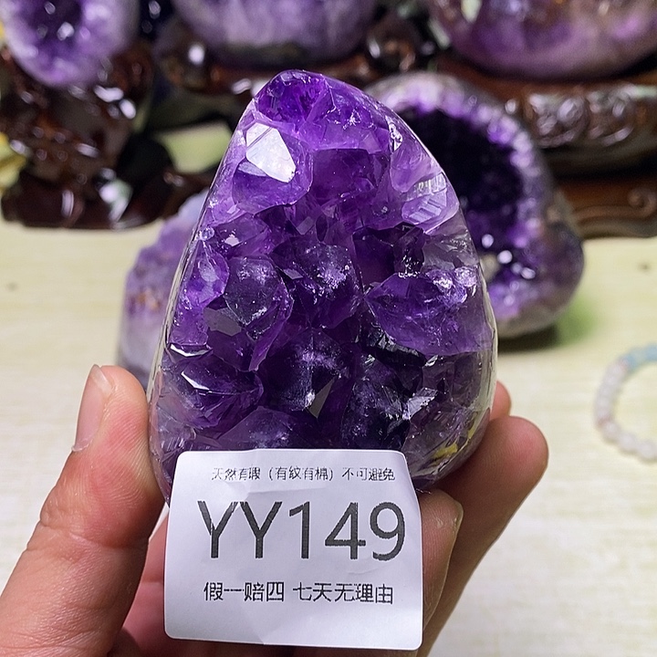 水晶天然水晶家居办公摆件未镶嵌