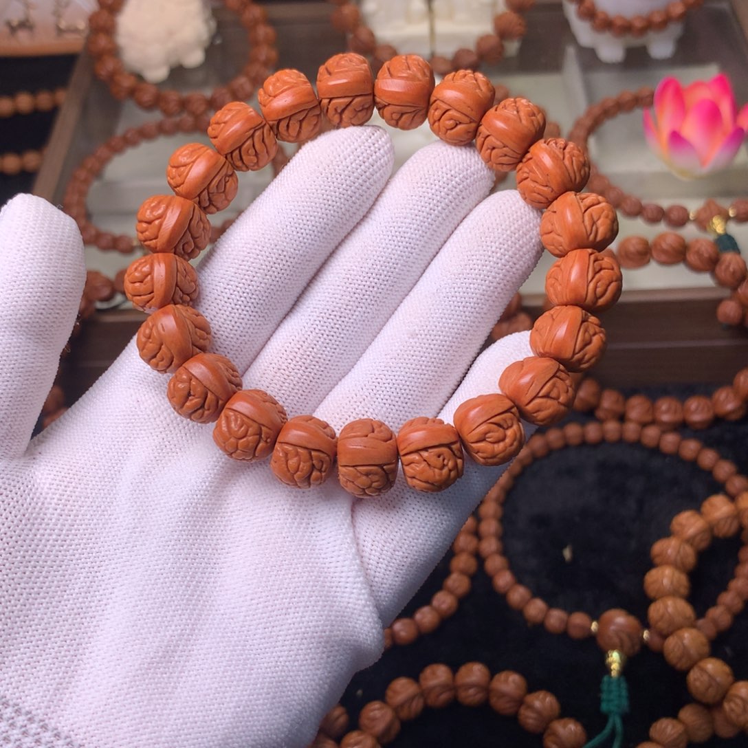 桃核吊坠荔枝手串16