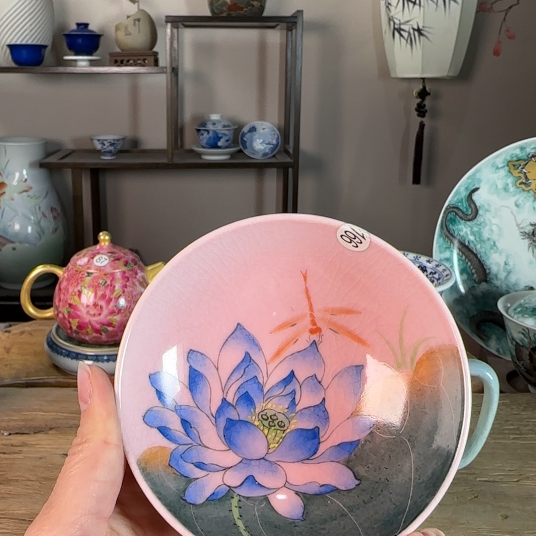 杯景德镇陶瓷柴烧多人