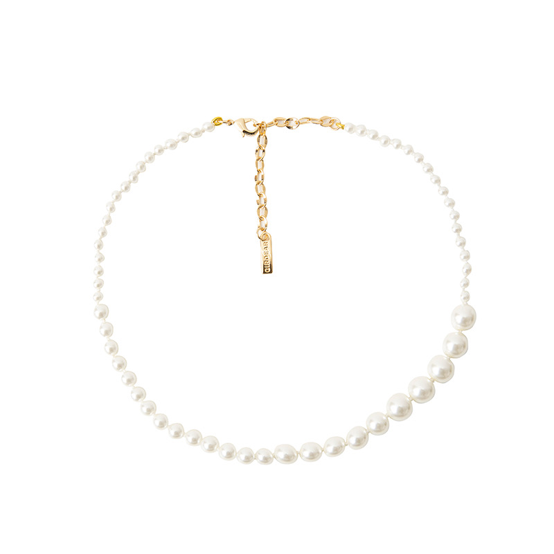 GIRDEAR/哥弟 合金仿珍珠项链 气质法式简约优雅百搭项链1900174