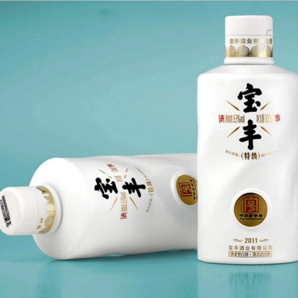 宝丰牌清享53度100ml小酒特级清香型固态法白酒网红高颜值酒