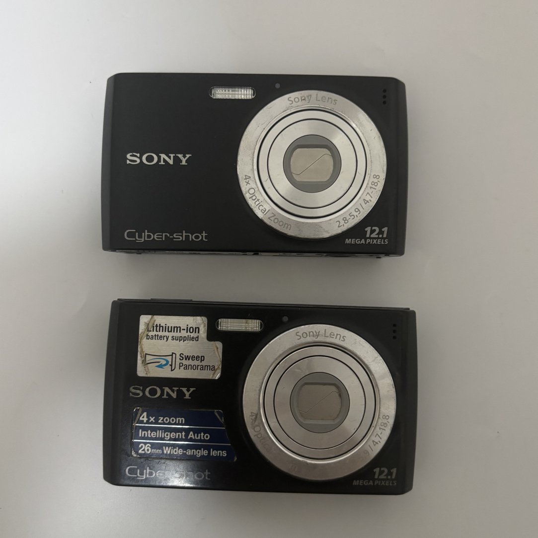 9新 Sony/索尼 w510黑色1200w像素ccd相机带配件