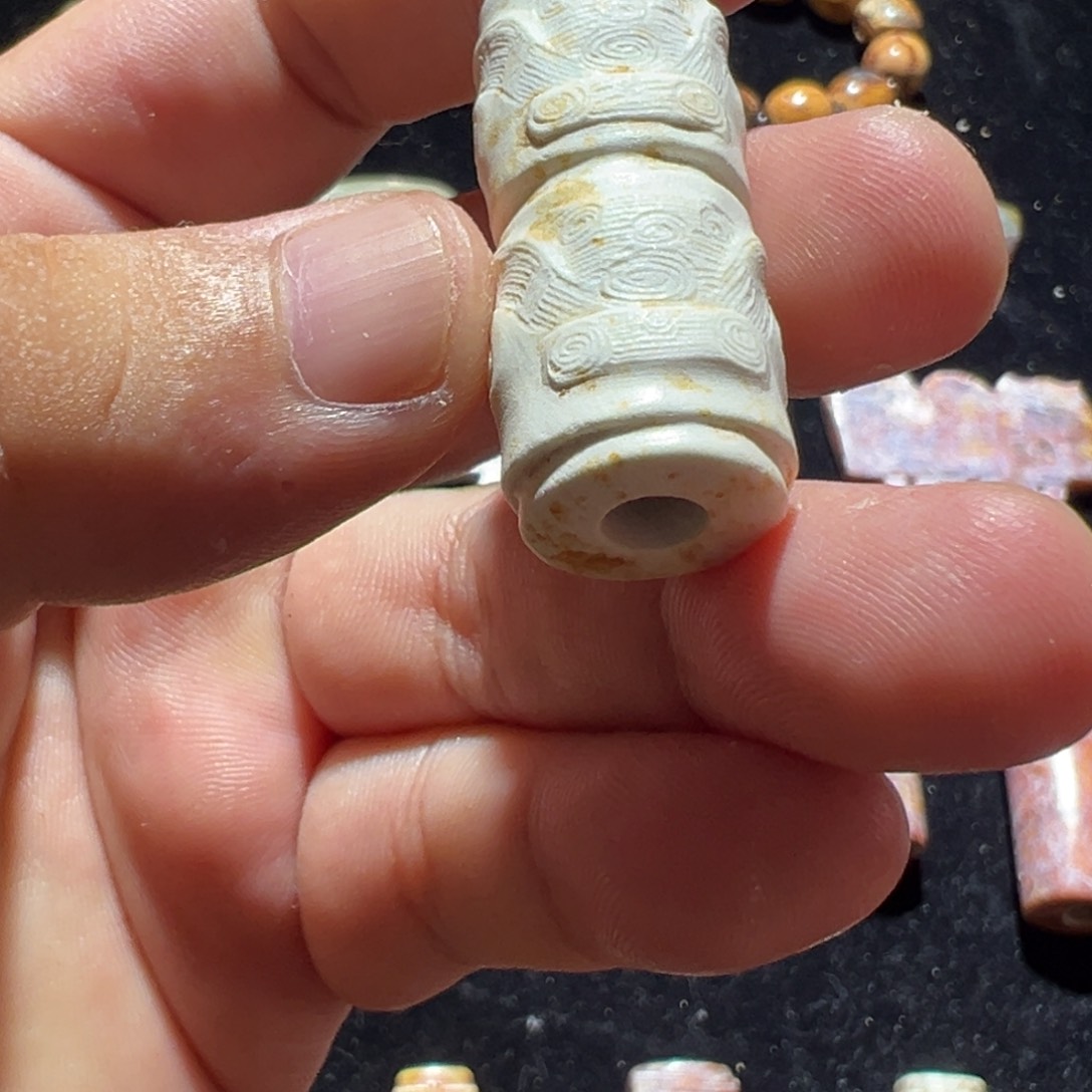 大理石磁石人**玉勒子兽面