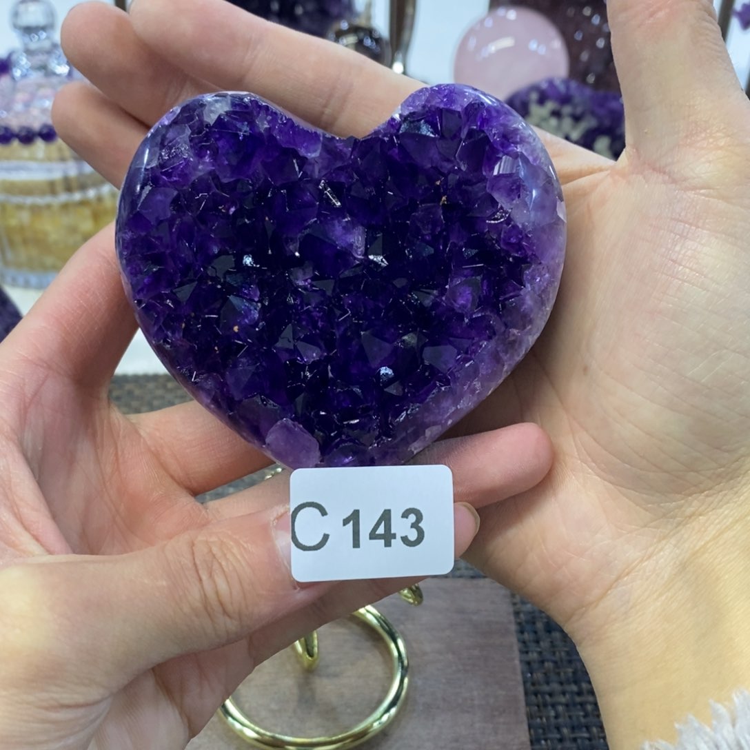 紫晶摆件摆件未镶嵌