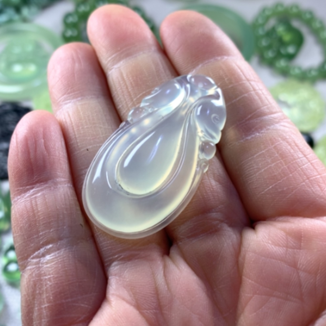 【闪购商品】蛇纹石玉岫玉未镶嵌