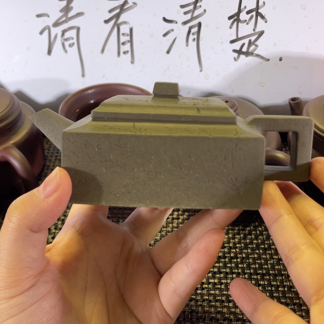 摩***i茶壶紫砂方山逸士全手