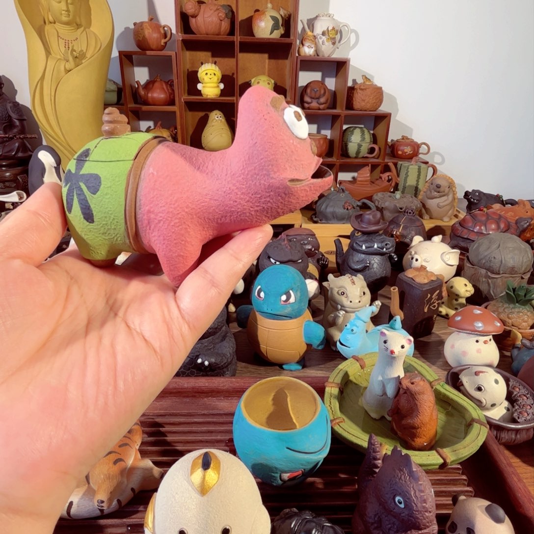 紫砂茶壶L****y纯手工制作过程非常