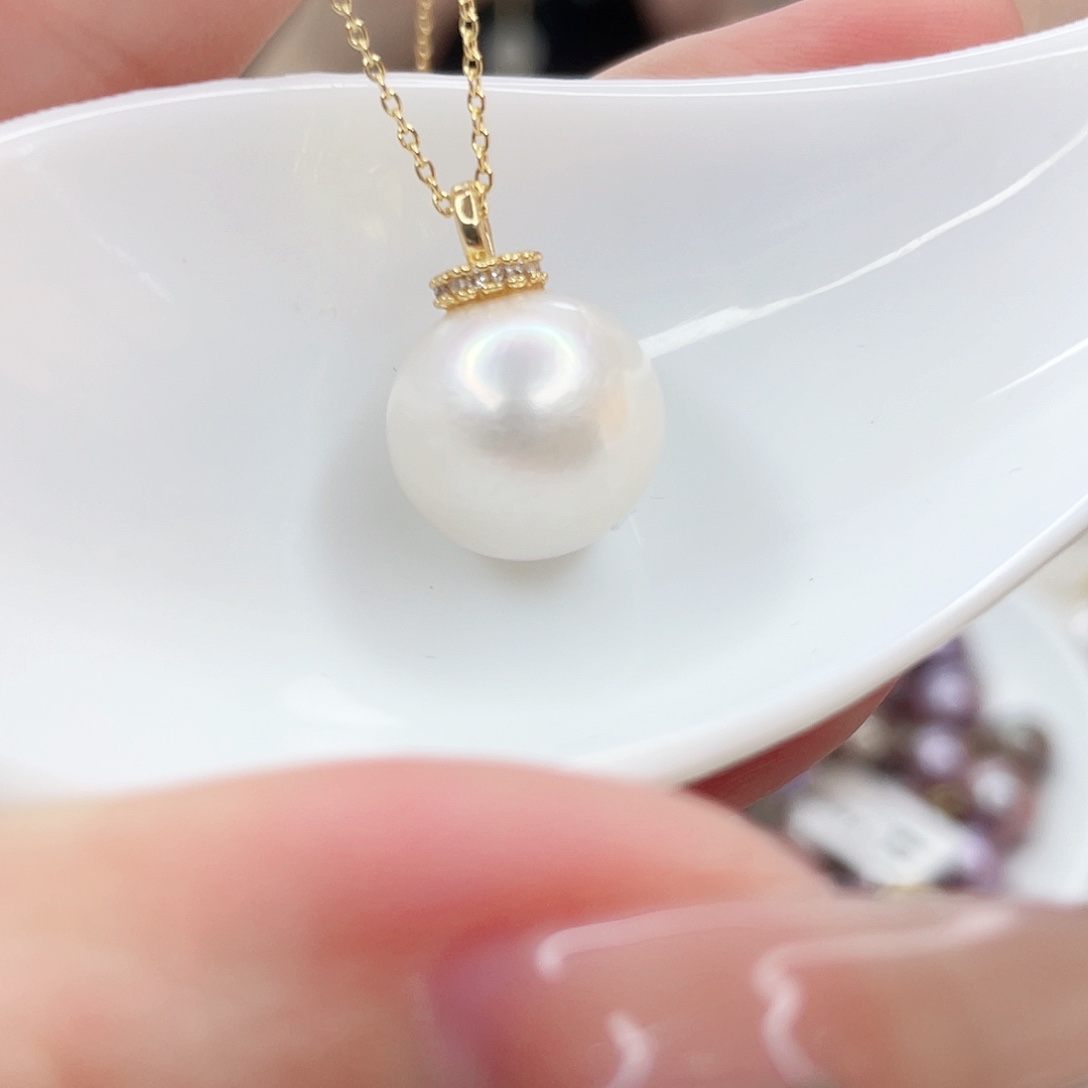 淡水珍珠颈饰合金164