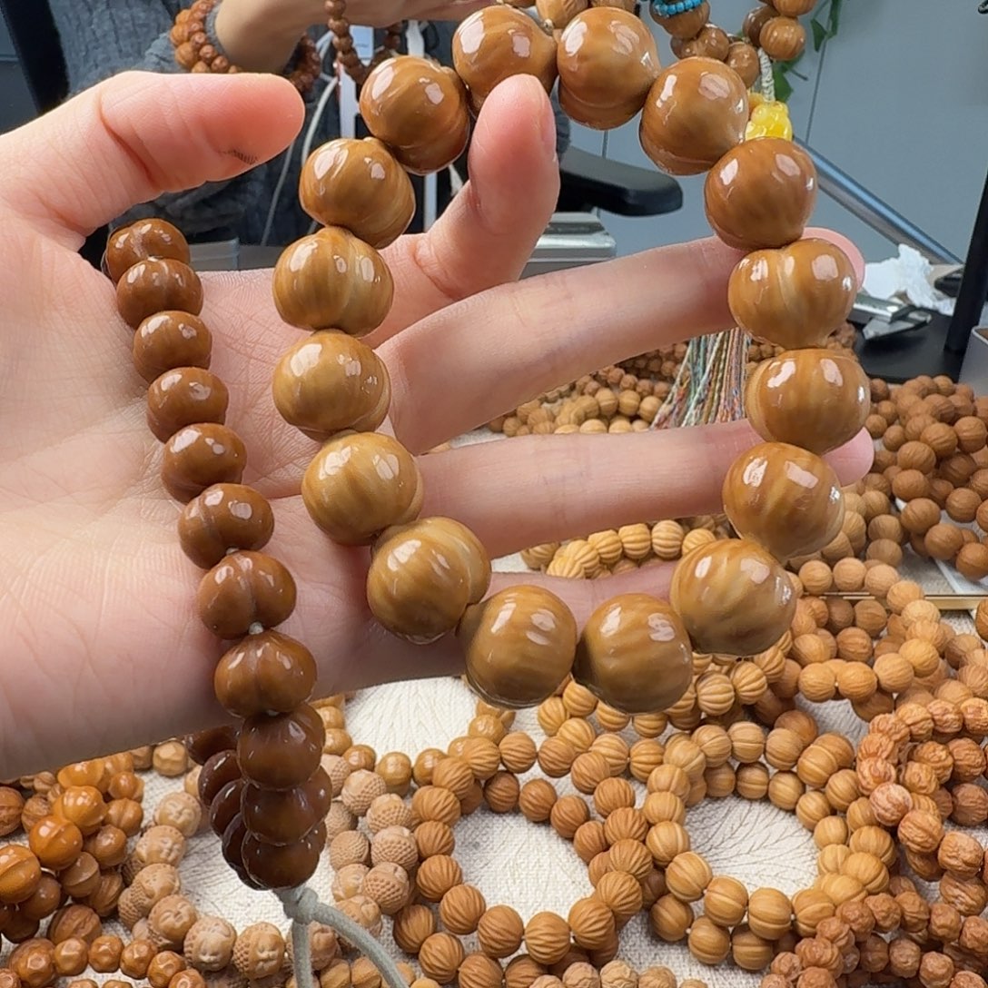 老***.菩提籽类猴头手串