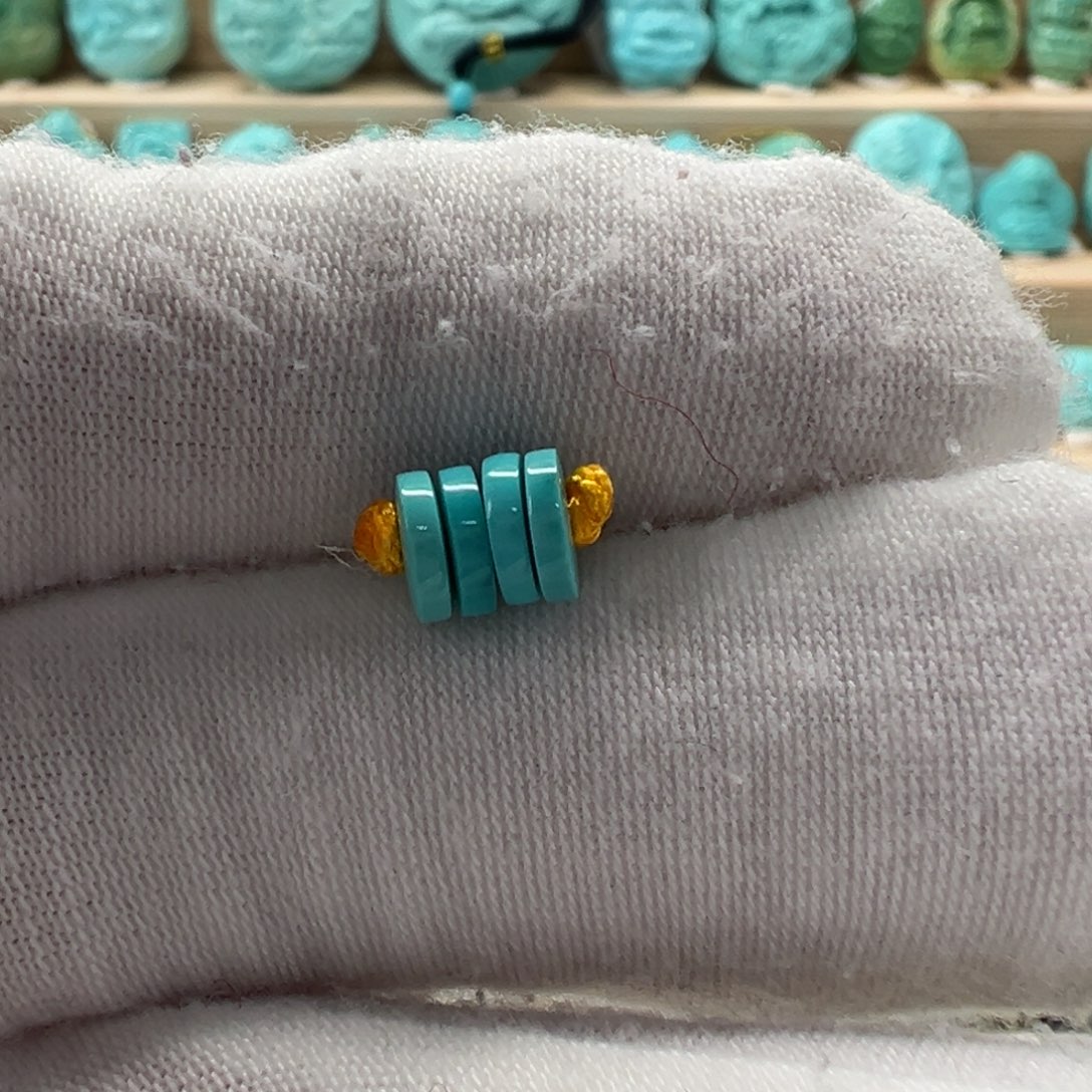 未镶嵌绿松石隔片6mm