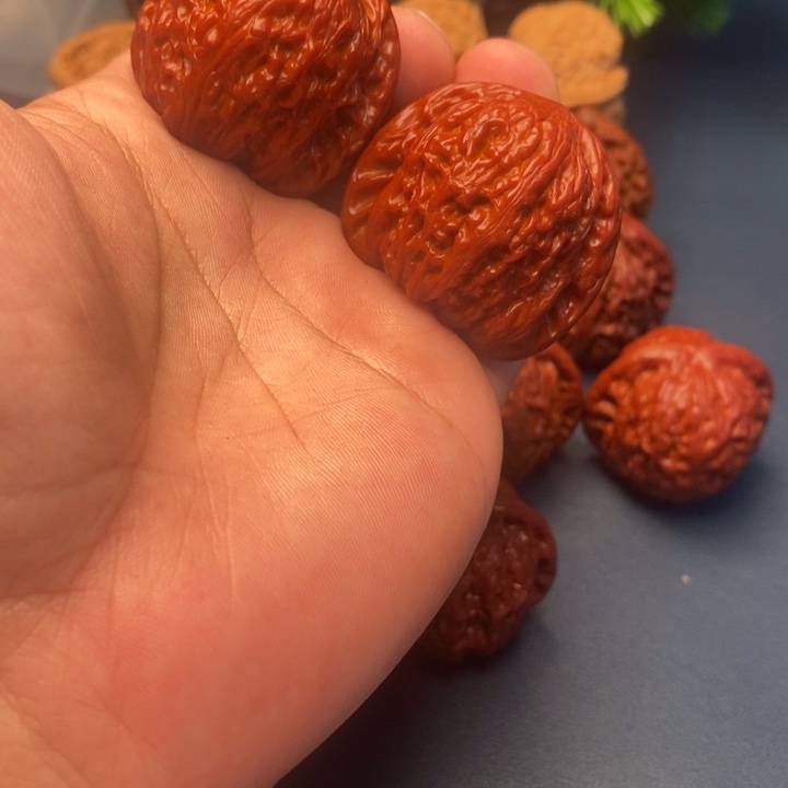 文玩核桃把件绣球3