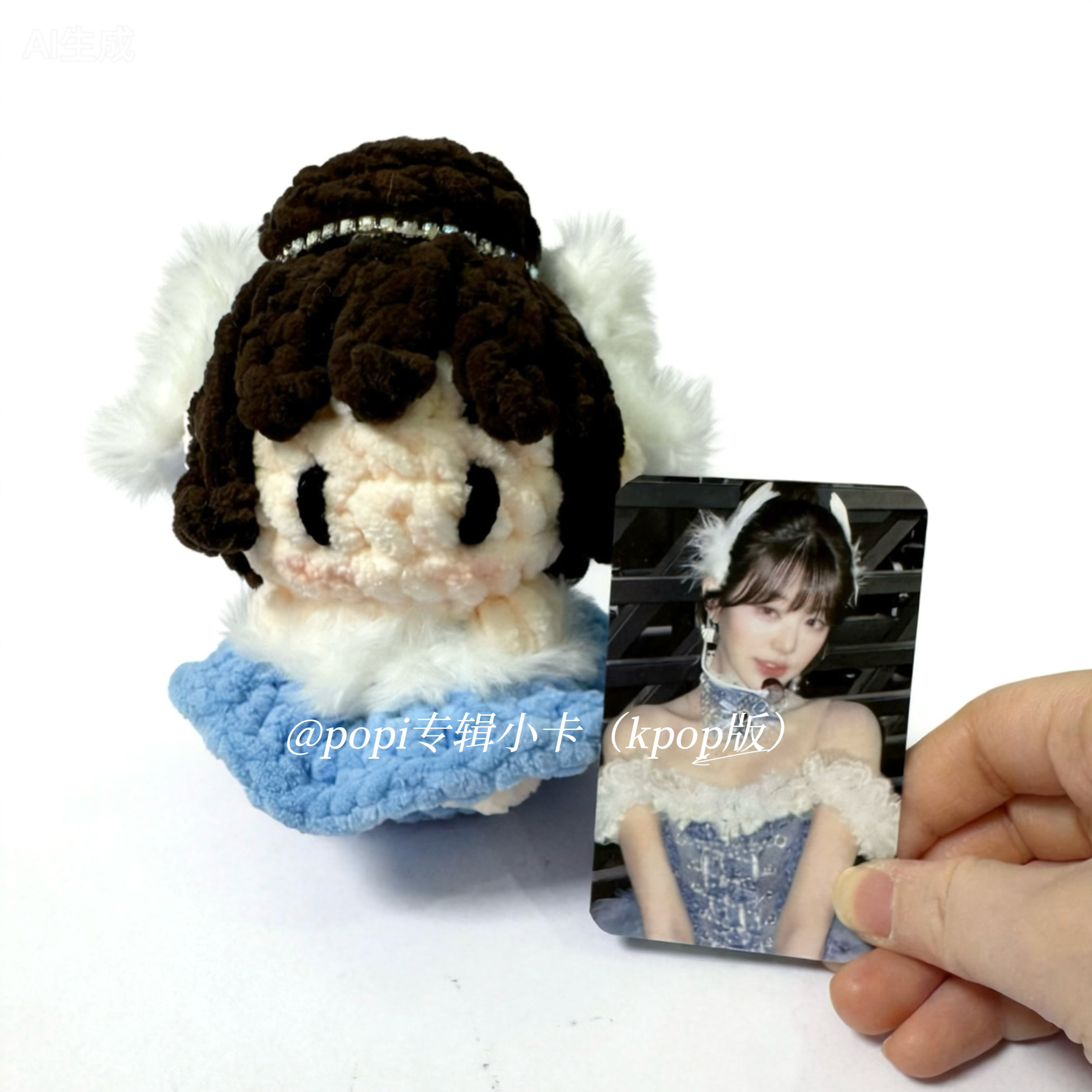 ive芙 张元英 手工钩织明星系列软糖创意玩偶成品挂件