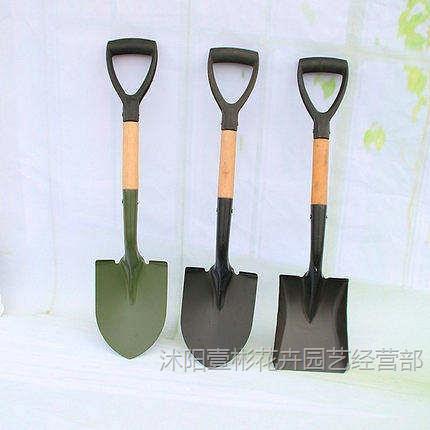 加厚铁锹小铲子种花工具花园农用铁铲子中小型园艺铁锹栽花卉植物