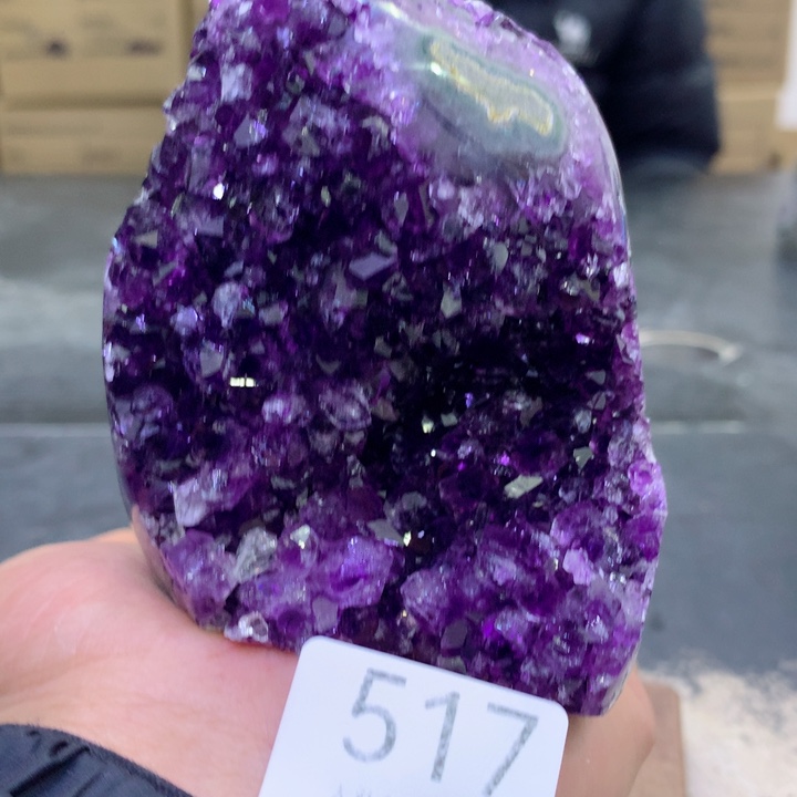 水晶摆件未镶嵌紫晶517