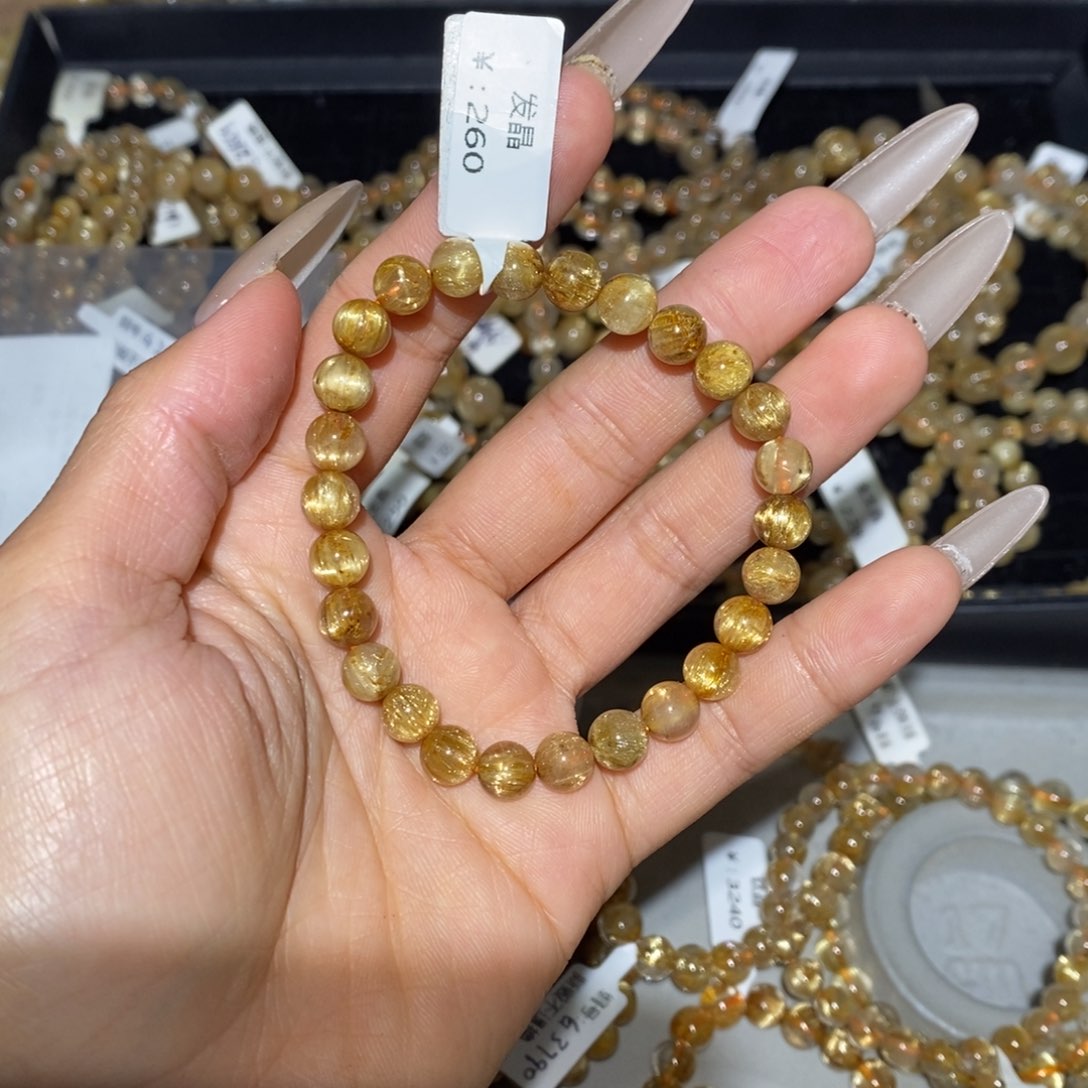 水晶手链未镶嵌好**喵手链