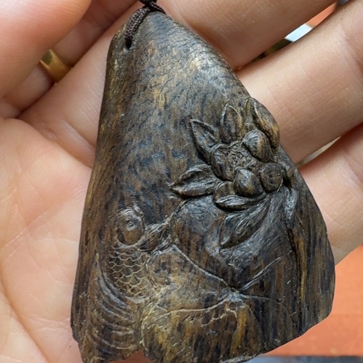 沉香吊坠馨安居沉香定制款