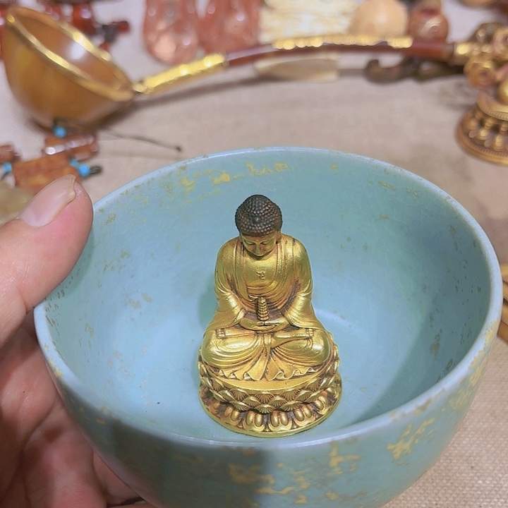 茶盏朗**丹摆件等摆件摆件