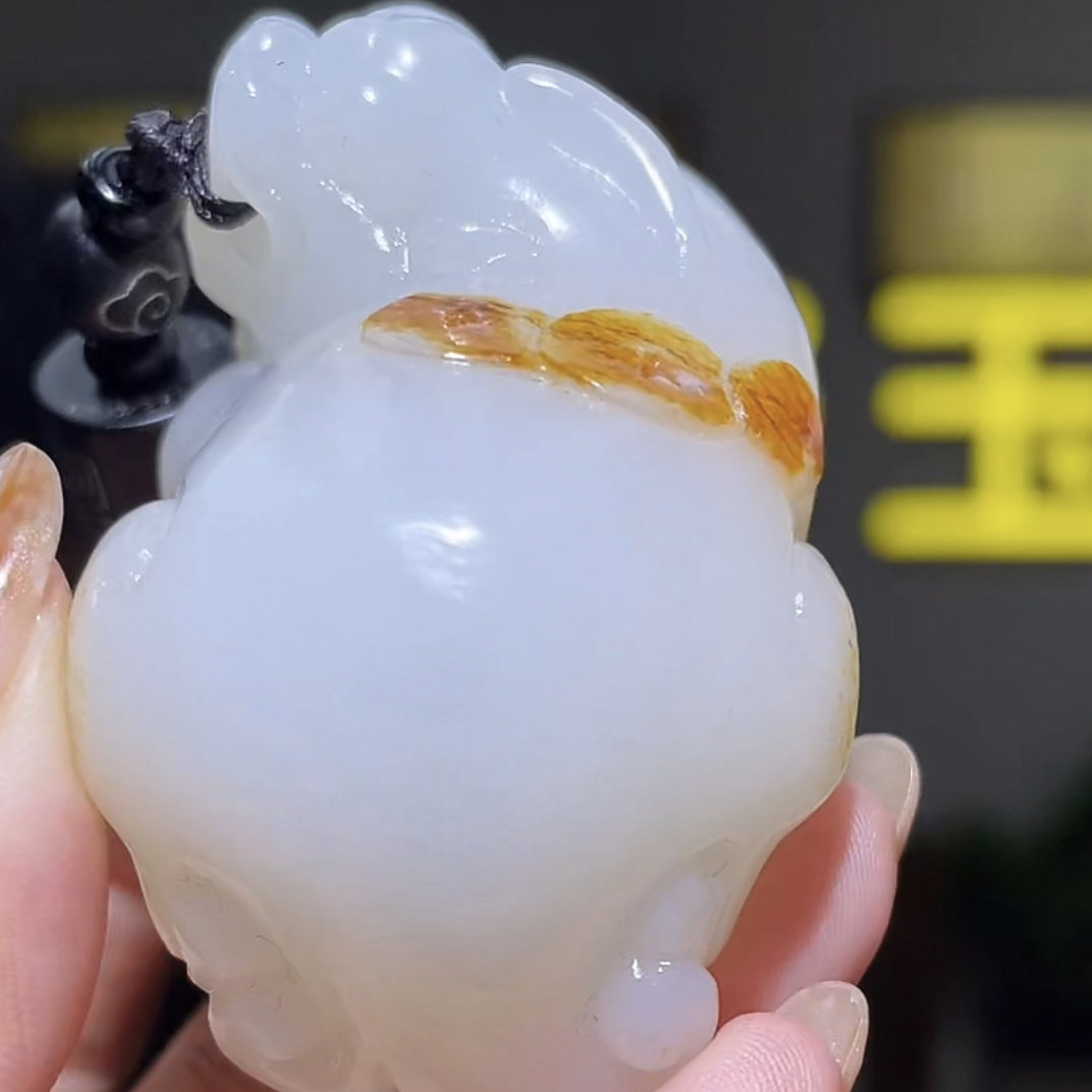 手把件货玉石把玩件文玩摆件D2