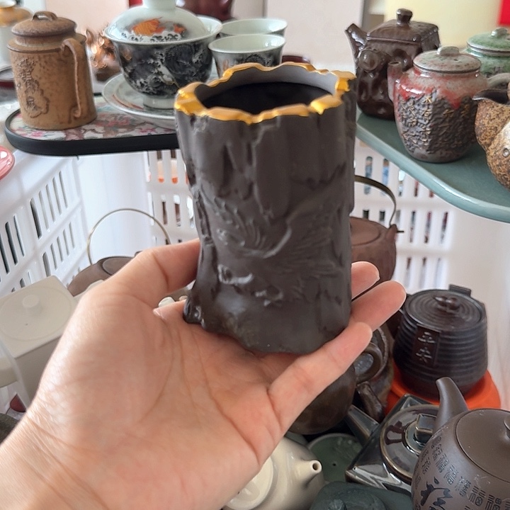 微瑕陶瓷茶具茶杯茶壶