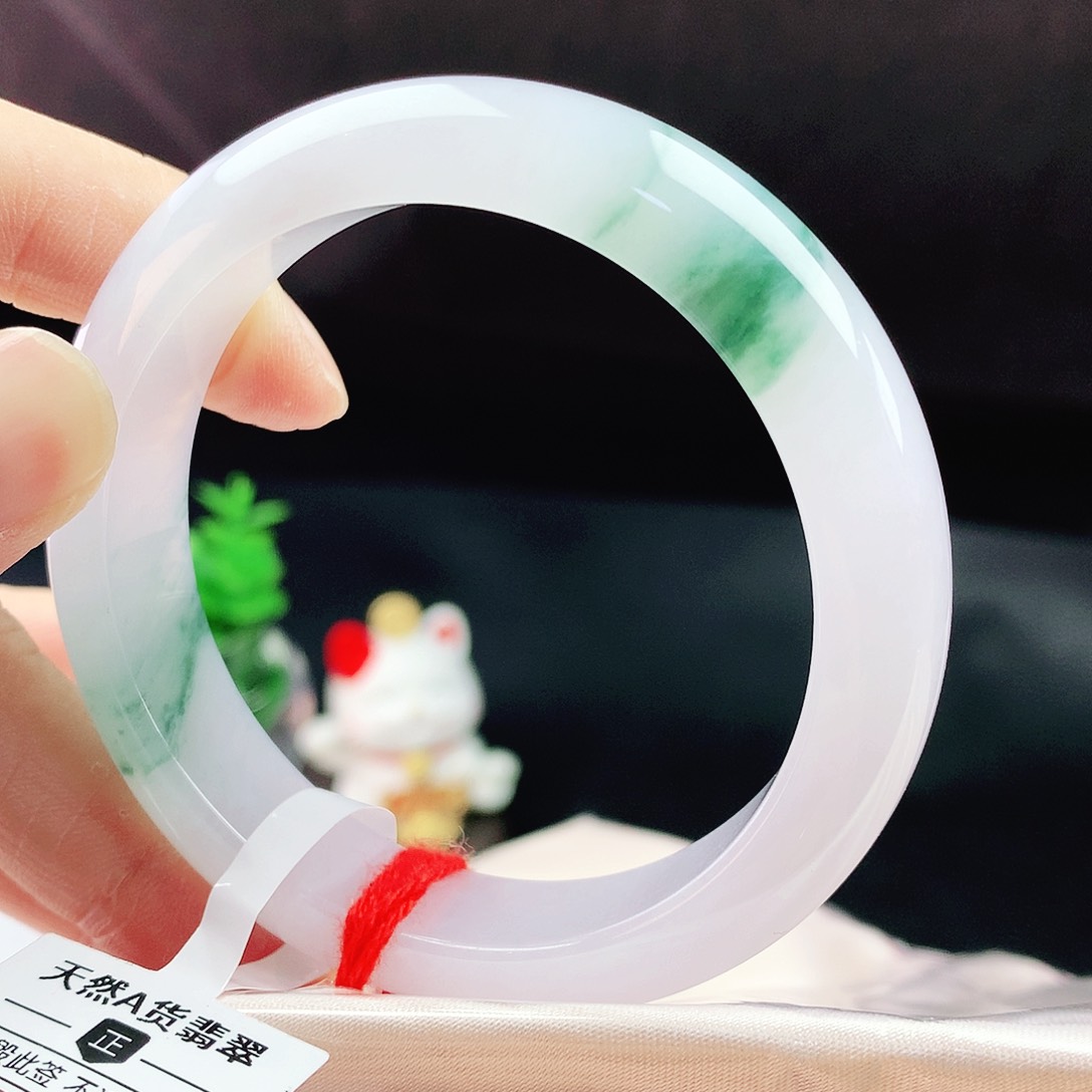 未镶嵌手镯翡翠54圈