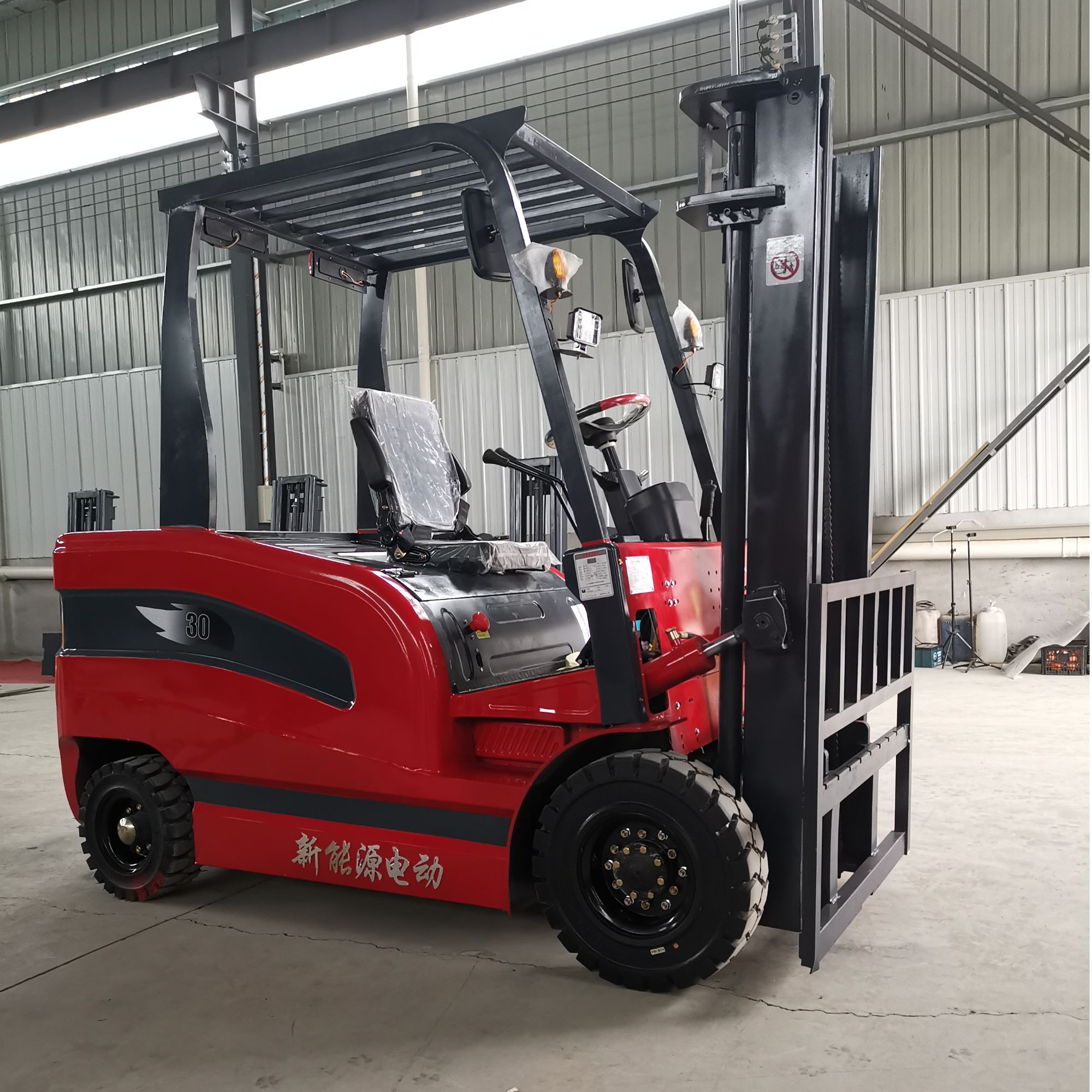 （定金）3吨电动叉车举升高度3米4.5米可加中缸门架侧移包夹