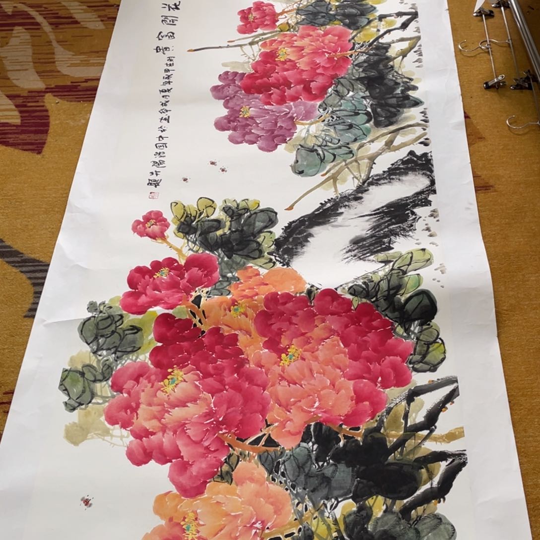 国画180:70牡丹老师绘画作品5555