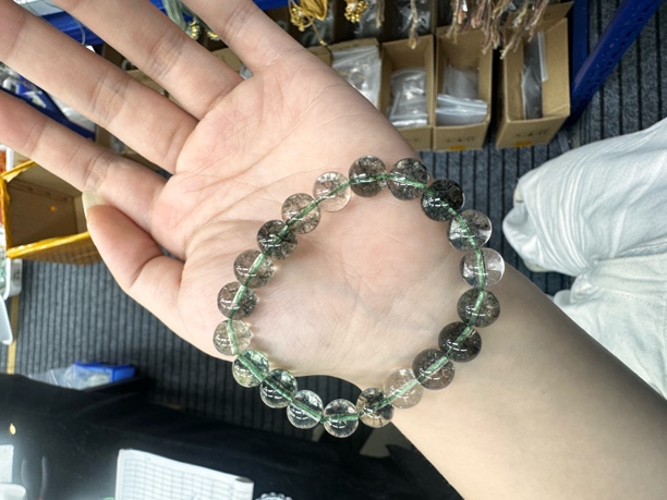 绿幽灵卡10毫米单圈手串