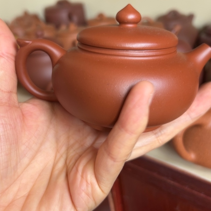 茶壶紫砂Y*小红泥樱桃180c c
