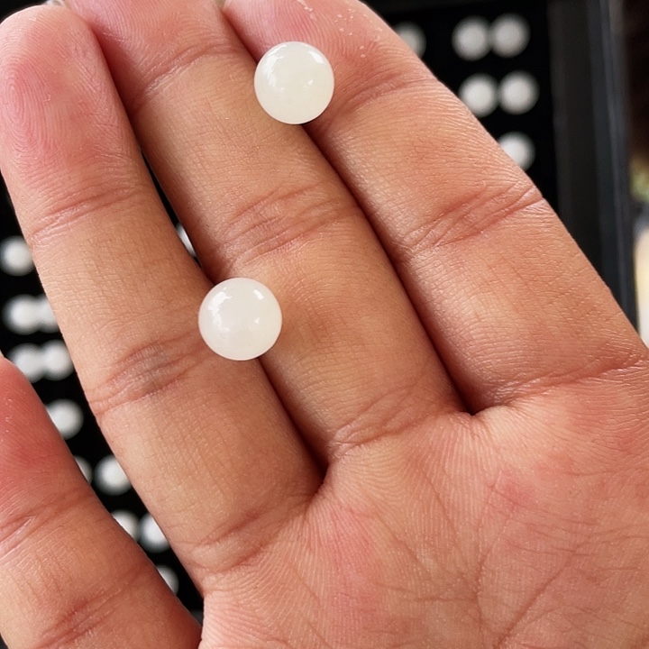 和田玉银S925镶嵌耳饰多样性拍一发一