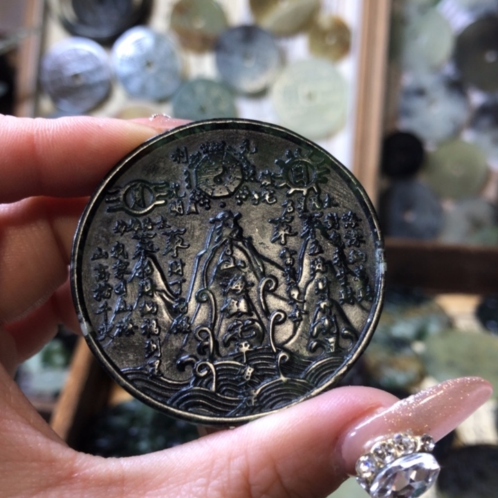 岫玉岫玉挂件未镶嵌