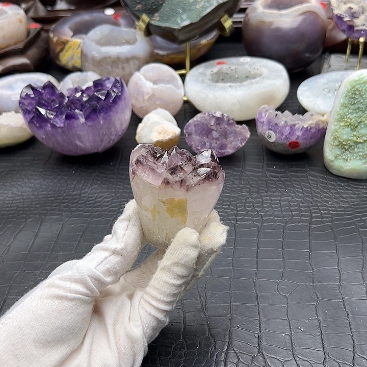 水晶未镶嵌珠宝半成品